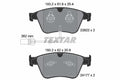 set placute frana,frana disc 2382201 TEXTAR