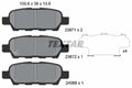 set placute frana,frana disc 2387101 TEXTAR
