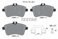 set placute frana,frana disc 2388101 TEXTAR