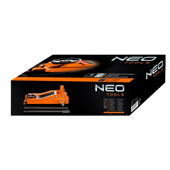 Cric de podea tip crocodil 2.5T Neo Tools - 11731