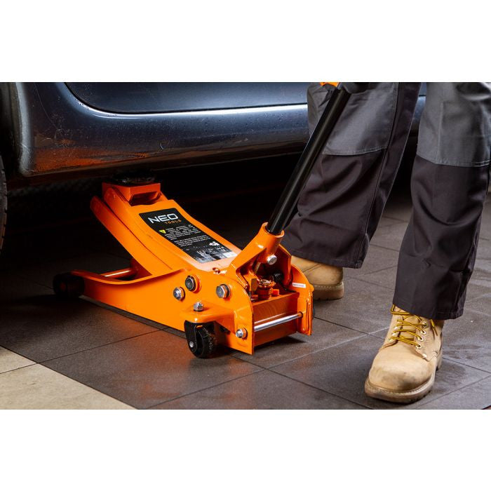 Cric de podea tip crocodil 2.5T Neo Tools - 11731