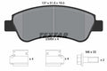 set placute frana,frana disc 2395401 TEXTAR