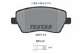 set placute frana,frana disc 2397301 TEXTAR