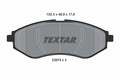 set placute frana,frana disc 2397401 TEXTAR