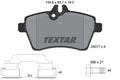 set placute frana,frana disc 2407702 TEXTAR