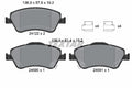 set placute frana,frana disc 2412201 TEXTAR
