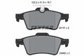 set placute frana,frana disc 2413701 TEXTAR