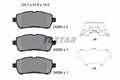 set placute frana,frana disc 2428303 TEXTAR