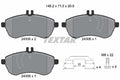 set placute frana,frana disc 2430602 TEXTAR
