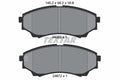 set placute frana,frana disc 2435301 TEXTAR