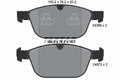 Set placute frana TEXTAR 2439901