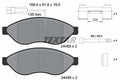 set placute frana,frana disc 2446901 TEXTAR