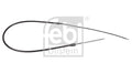 Cablu, frana de parcare 24520 FEBI BILSTEIN