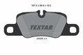 set placute frana,frana disc 2455402 TEXTAR