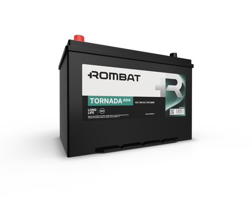Acumulator Rombat Tornada Asia 100 Ah [Bornă Inversă] - 12160394