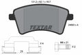 set placute frana,frana disc 2469301 TEXTAR