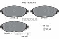 set placute frana,frana disc 2473803 TEXTAR
