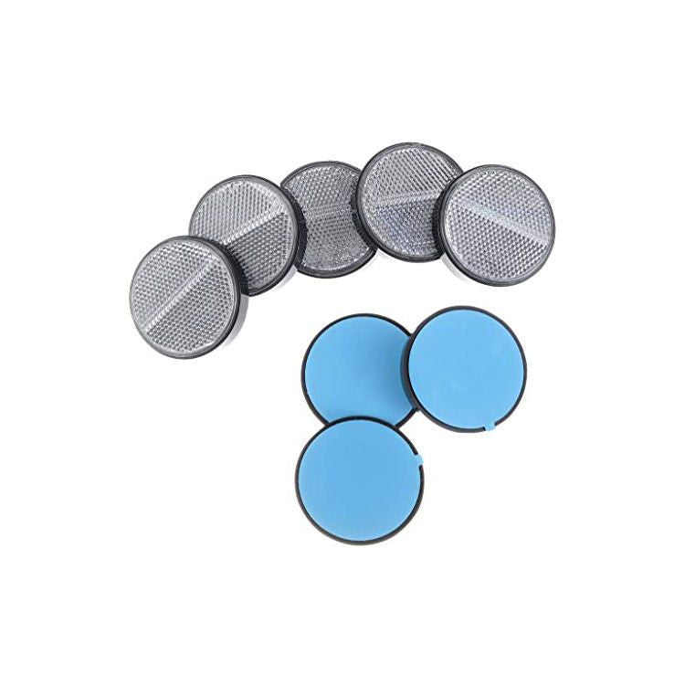 Catadioptru rotund autoadeziv 60mm Alb Runkit - RKDI09