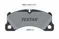 set placute frana,frana disc 2500701 TEXTAR