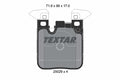 set placute frana,frana disc 2502902 TEXTAR