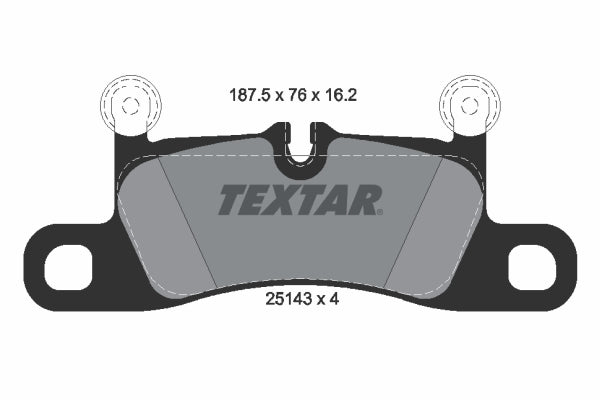 Set placute frana TEXTAR 2514301