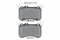 set placute frana,frana disc 2521905 TEXTAR