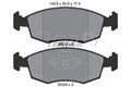set placute frana,frana disc 2532301 TEXTAR
