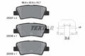set placute frana,frana disc 2533701 TEXTAR