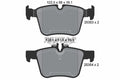 set placute frana,frana disc 2535301 TEXTAR