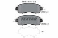 set placute frana,frana disc 2558101 TEXTAR