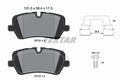 set placute frana,frana disc 2572001 TEXTAR