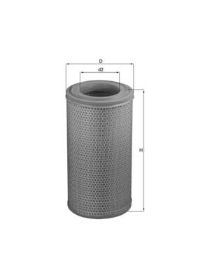 Filtru aer LX 1629 MAHLE