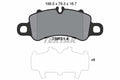 set placute frana,frana disc 2598301 TEXTAR