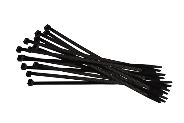 COLIERE NYLON NEGRE 2.5*160 MM SET 100 BUC