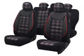 SET HUSE SCAUN SPORT NEGRU-ROSU