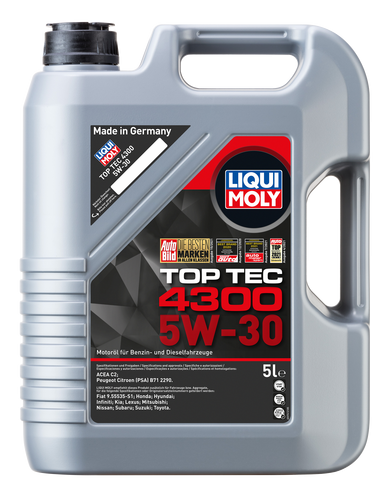LIQUI MOLY TOP TEC 4300 5W-30- API SN/CF, ACEA C2- 5L