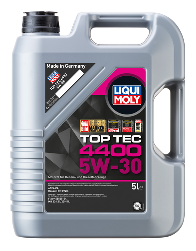 LIQUI MOLY TOP TEC 4400 5W-30- ACEA C4-08,RENAULT RN 0720- 5L