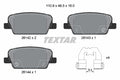 set placute frana,frana disc 2614201 TEXTAR