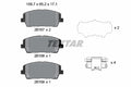 set placute frana,frana disc 2615701 TEXTAR