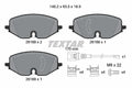 Set placute frana TEXTAR 2616901