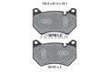set placute frana,frana disc 2619601 TEXTAR