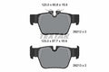 set placute frana,frana disc 2621201 TEXTAR