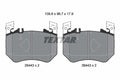 set placute frana,frana disc 2644301 TEXTAR