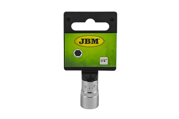 TUBULARA HEXAGONALA CROMATA 1/4` 13 MM JBM