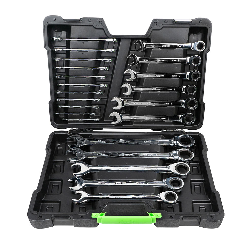 SET DE 22 CHEI COMBINATE CU RATCHET