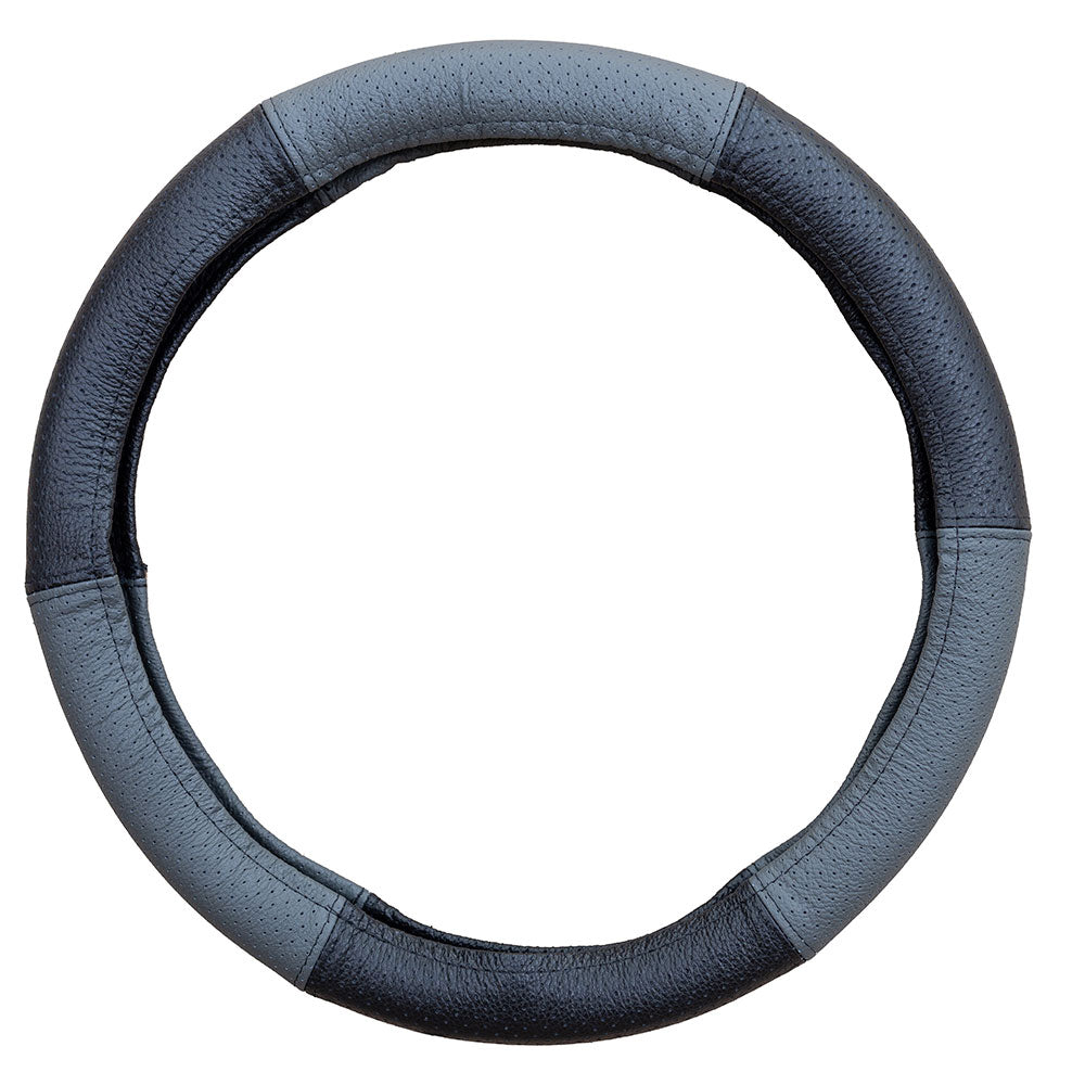 HUSA VOLAN PIELE NATURALA PERFORATA GRI 37-39 CM