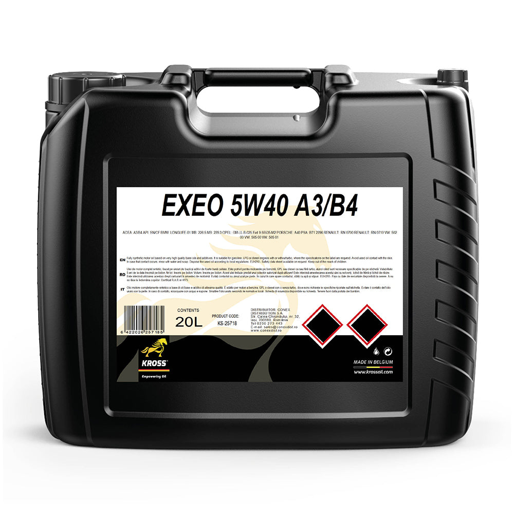 KROSS EXEO 5W40 A3/B4 - 20L