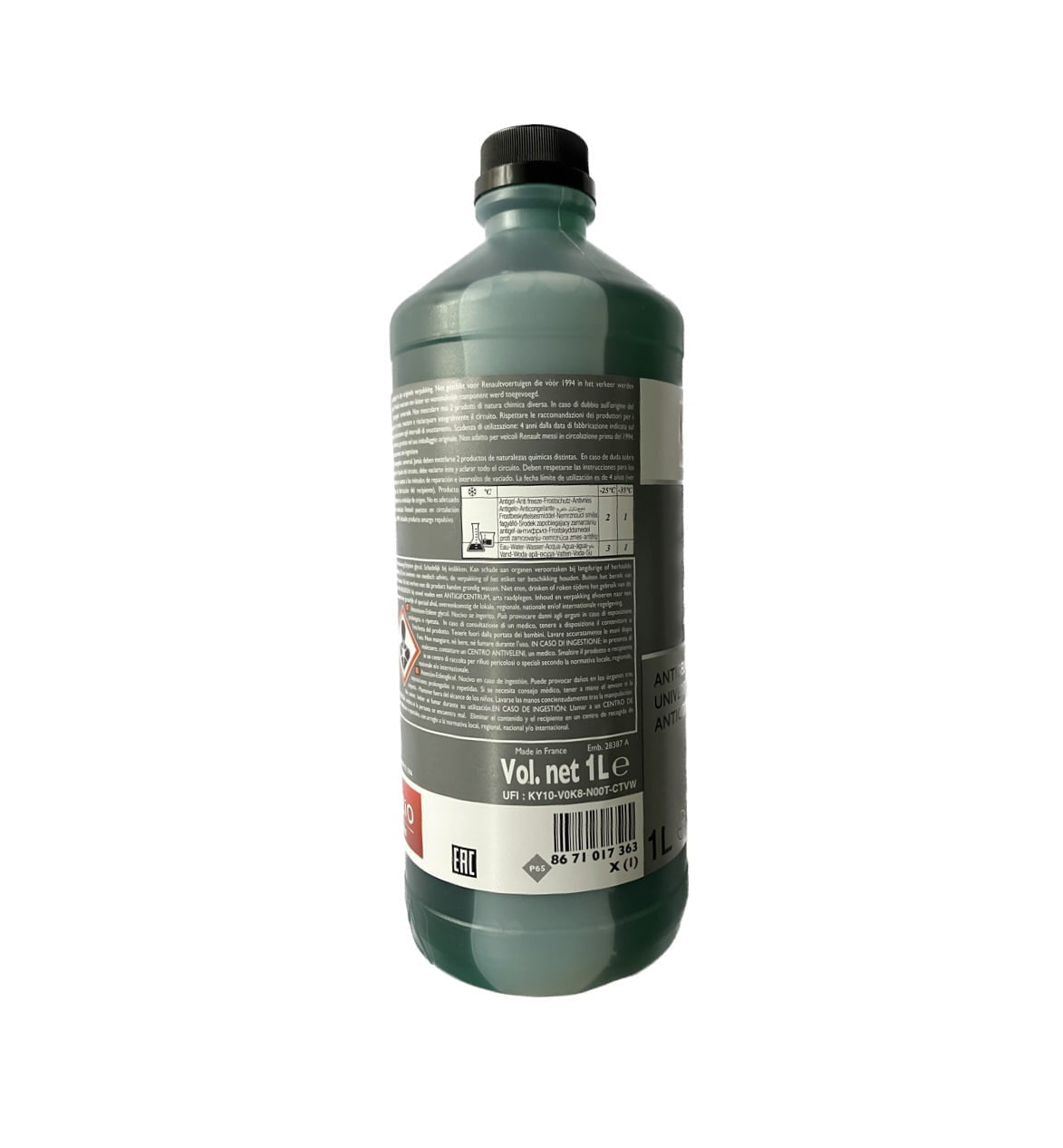 Lichid racire (antigel) concentrat Verdede  1L Motrio - 8671017363