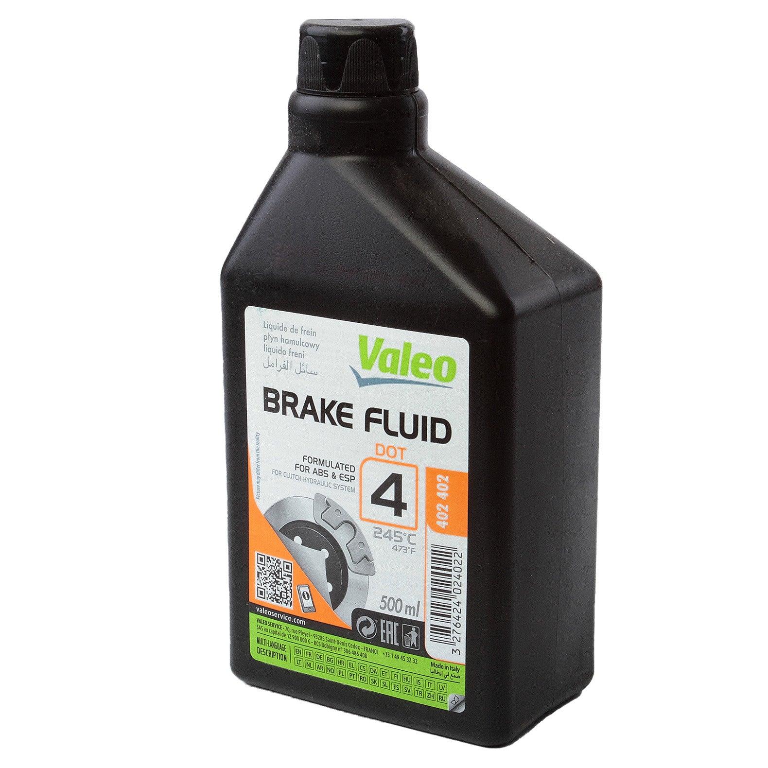 Lichid de frana Valeo DOT4 sintetic 0.5 L - 402402