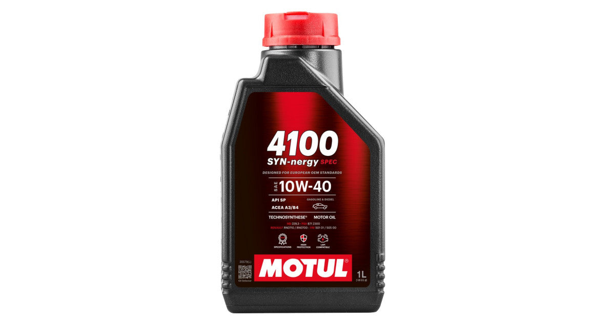 Ulei motor Motul 4100 SYN-ERGIE SPEC 10W40 1L - 12618236